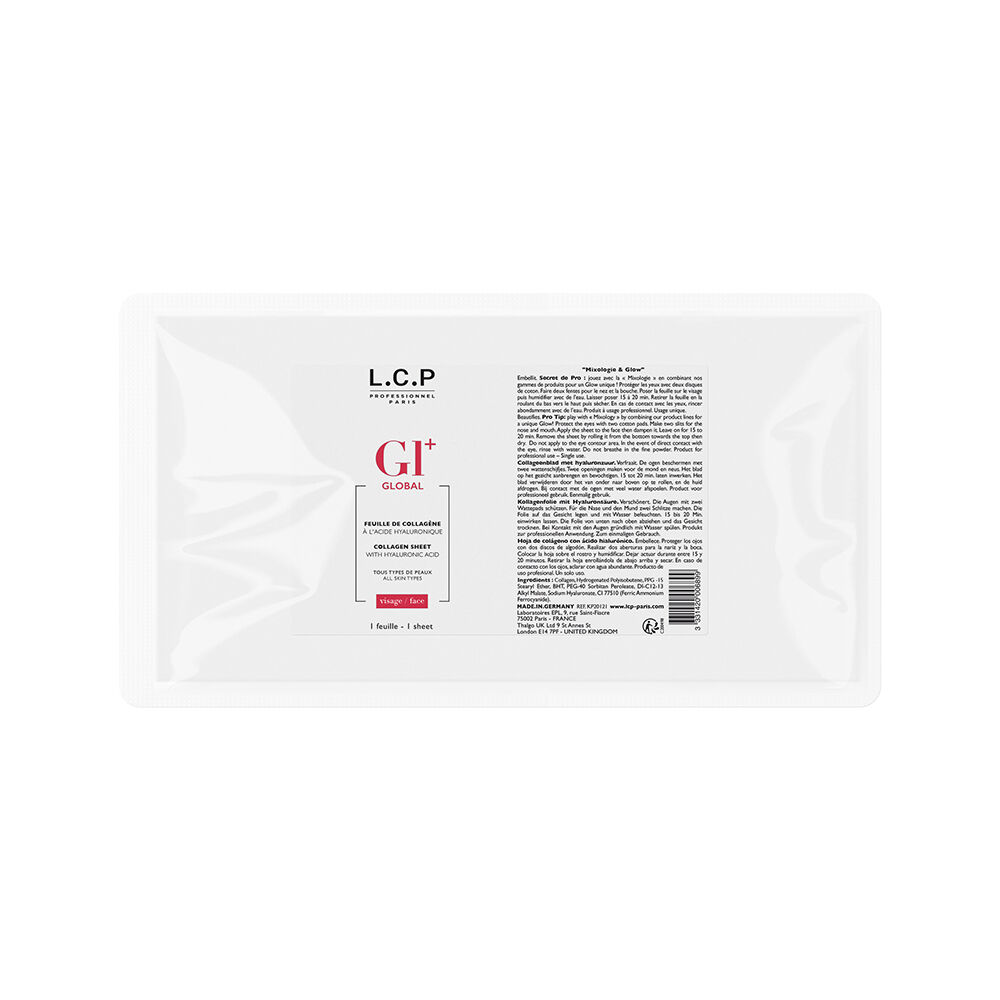 L.C.P Professionnel Global+ Feuille de Collagène à l'Acide Hyaluronique L.C.P Professionnel Global+ Feuille de Collagène à l'Acide Hyaluronique