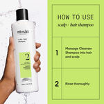 Nioxin System 2 Shampoing Cuir Chevelu + Cheveux 300ml