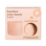 Framar Peach Please Bamboo Bowls 2 pcs