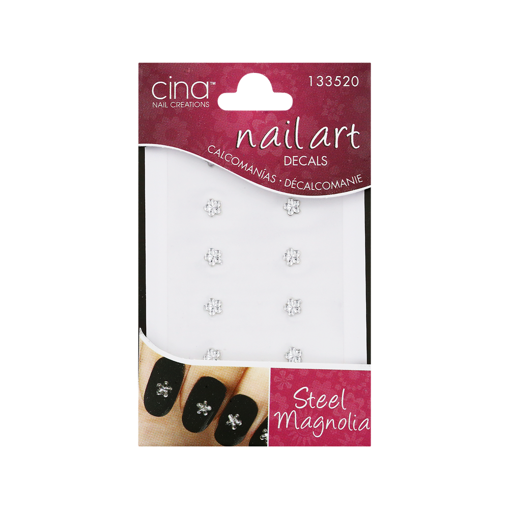 Cina Décalcomanie Nail Art Steel Magnolia
