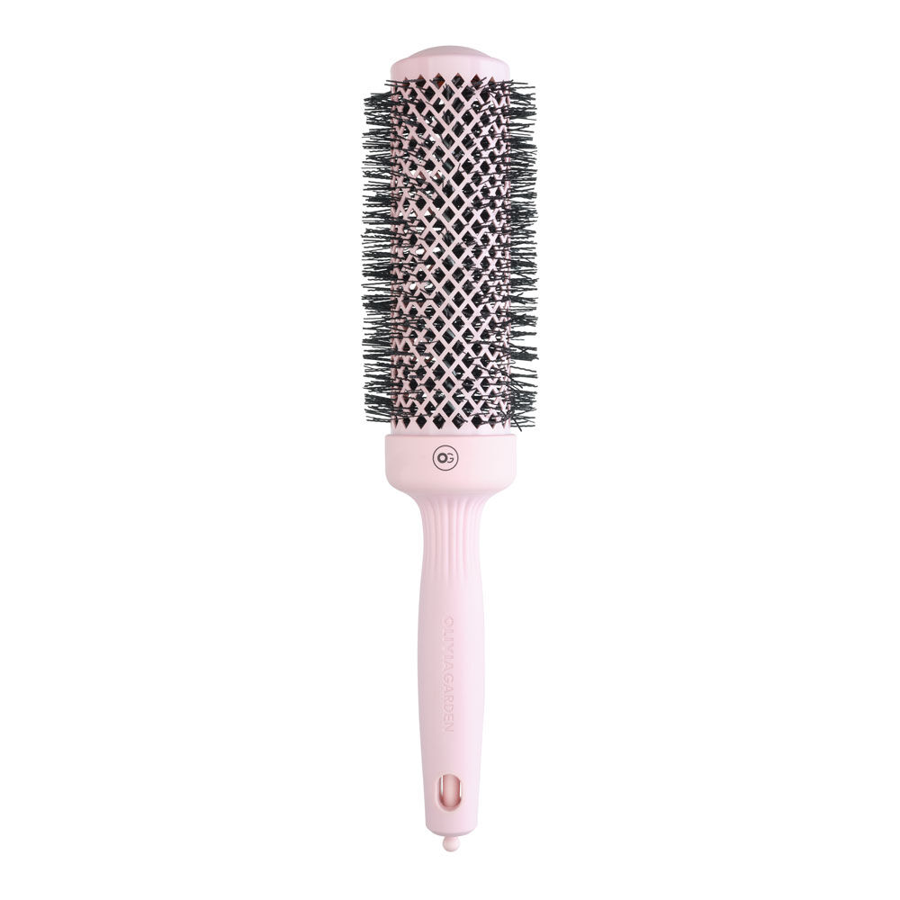 Olivia Garden Expert Blowout Speed, brosse &agrave; poils ondul&eacute;s Rose Pastel 45