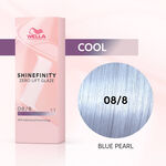 Wella Professionals Shinefinity Zero Lift Glaze Gloss Vernis Coloré Longue Tenue 08/8 Cool Blue Pearl 60ml
