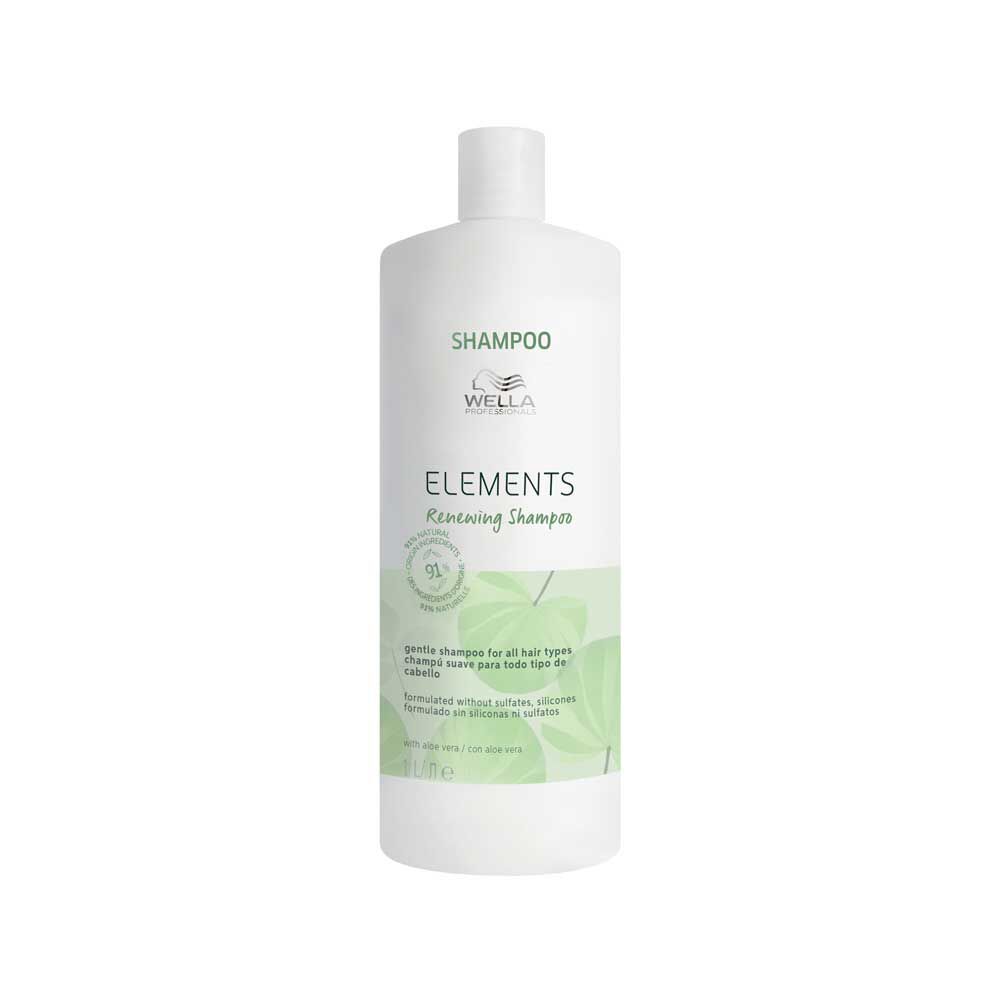 Wella Professionals Elements Shampoing r&eacute;g&eacute;n&eacute;rant sans sulfate pour tous types de cheveux 1L