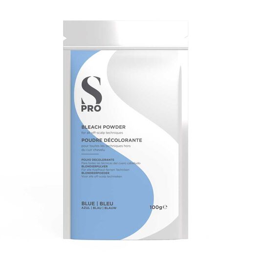 S-PRO Poudre d&eacute;colorante classique Bleu 100g