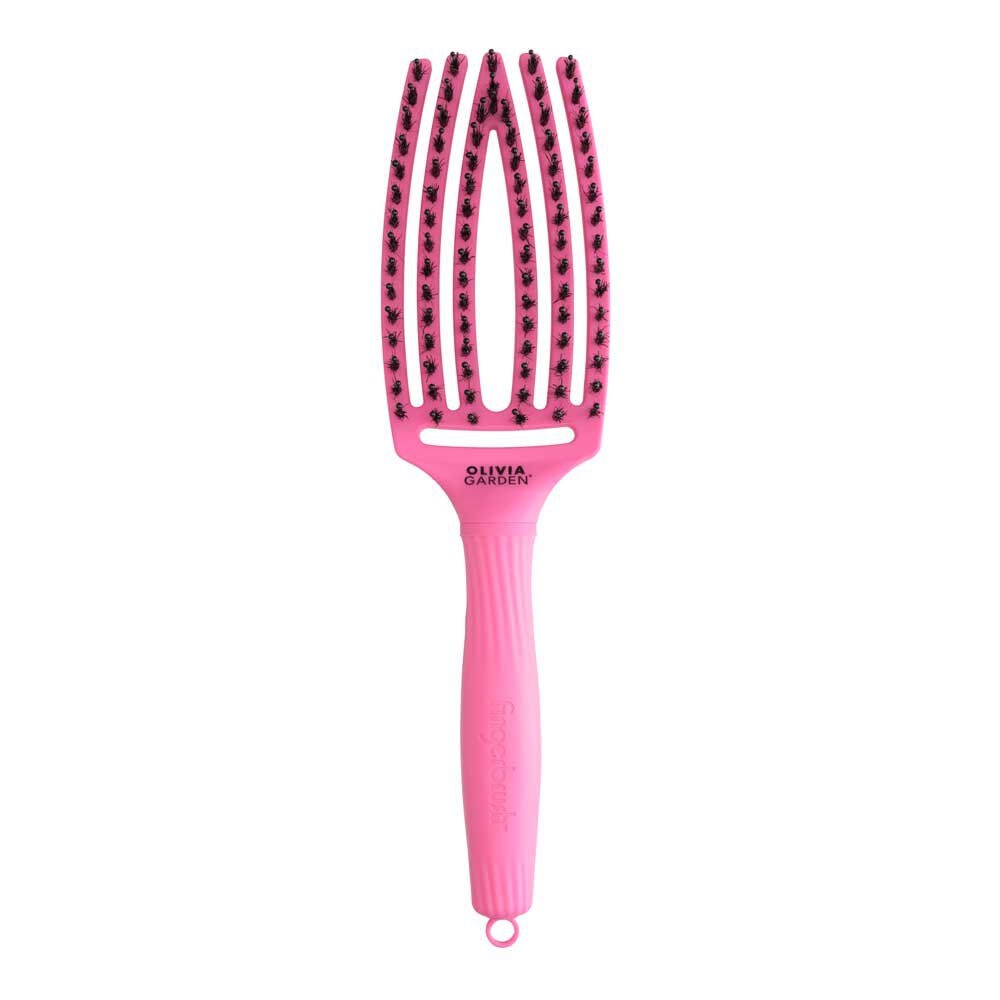 Olivia Garden Fingerbrush Care Dolce Vita Iconique Sanglier & Nylon Rose Granita
