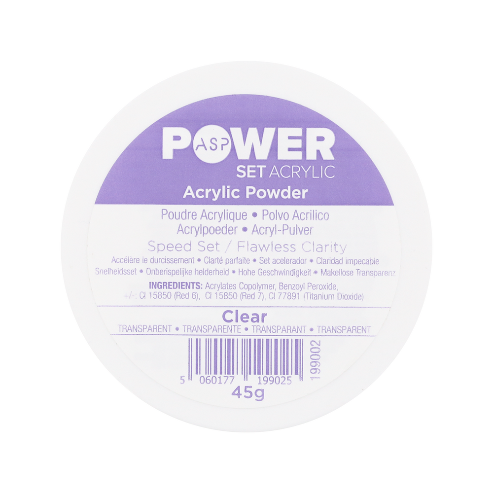 Asp Asp Power Set Acrylic Powder 45g Offres Soins Des Ongles Pro Duo
