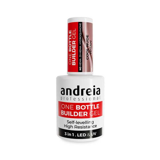 Andreia Professional One Bottle Builder Gel 3 In 1 - Gel de Construction 3 en 1 Faible Viscosit&eacute; - Nude Froid 14ml