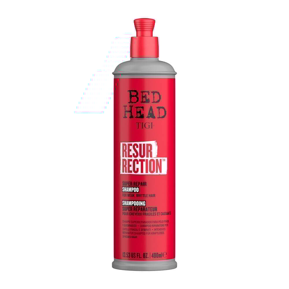 Tigi Bed Head Resurrection Shampooing Super Réparateur Cheveux Fragiles et Cassants 400ml Tigi Bed Head Resurrection Shampooing Super Réparateur Cheveux Fragiles et Cassants 400ml