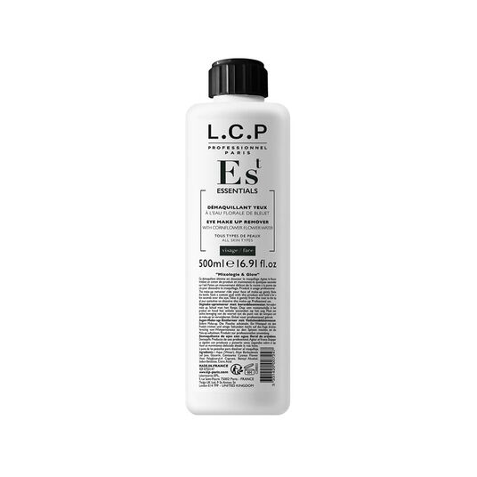 L.C.P Professionnel Paris Essentials D&eacute;maquillant Yeux &agrave; l&rsquo;Eau Florale de Bleuet 500ml