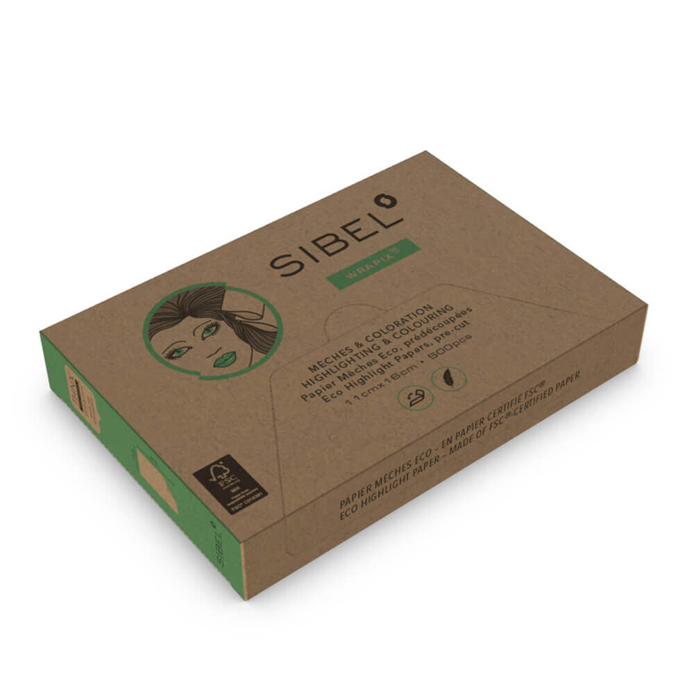 Sibel Wrapix Papiers Mèches Écologiques 110x160mm 500pcs Sibel Wrapix Papiers Mèches Écologiques 110x160mm 500pcs