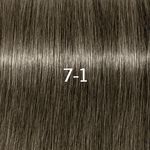 Schwarzkopf Professional Igora coloration permanente sans ammoniaque 60ml 7-1 Blond moyen cendr&eacute;