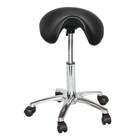 S-PRO Tabouret Noir Sophie Réglable par Pneumatique