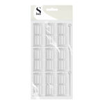 S-PRO Bigoudis en Plastique Mise en Plis Ø30mm x6