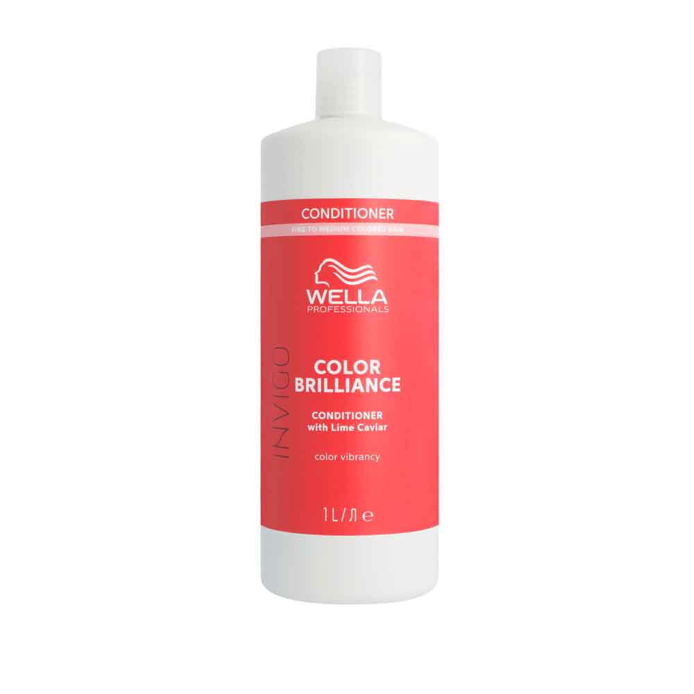Wella Professionals Invigo Color Brilliance Après-shampoing pour cheveux colorés fins à moyens 1L Wella Professionals Invigo Color Brilliance Après-shampoing pour cheveux colorés fins à moyens 1L