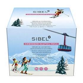 Sibel Alpine Glow Rouleau de papier aluminium gaufr&eacute; 12,7 cm x 97 m