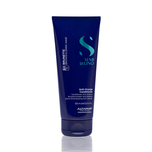 Alfaparf Milano Semi Di Lino Brunette Apr&egrave;s-Shampooing Anti-Reflet Orange 200ml