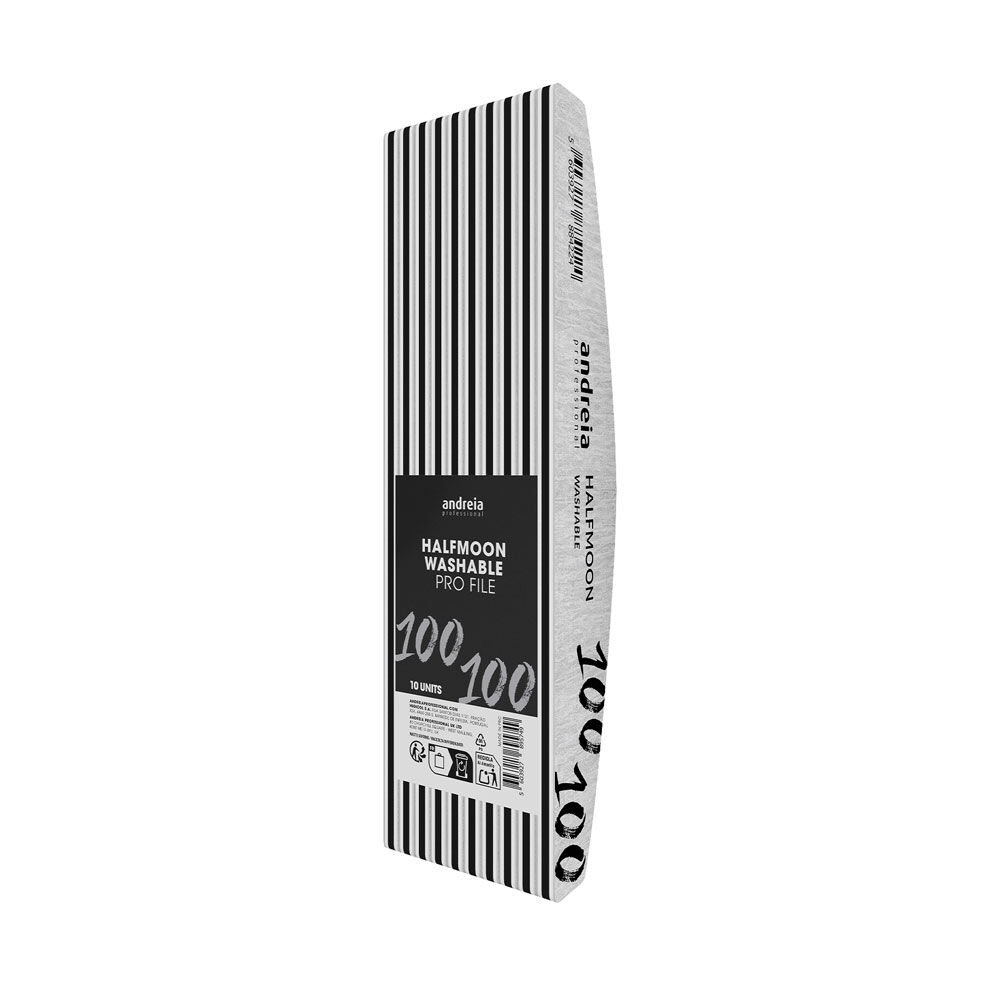 Andreia Professional Halfmoon Washable Pro File 100/100 10 pi&egrave;ces