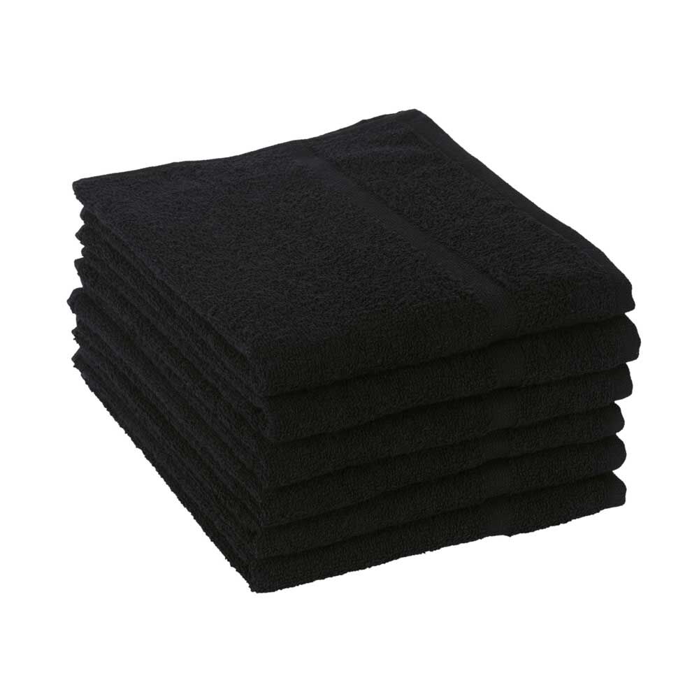 S-PRO Serviette noire résistante à l'eau de Javel x6 S-PRO Serviette noire résistante à l'eau de Javel x6