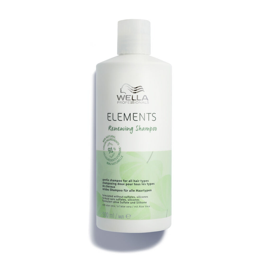 Wella Professionals Elements Shampoing r&eacute;g&eacute;n&eacute;rant sans sulfate pour tous types de cheveux 500ml