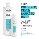 Nioxin System 3 Apr&egrave;s-Shampoing Cuir Chevelu + Cheveux 1l