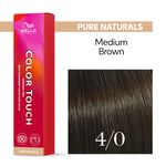 Wella Professionals Color Touch Coloration demi-permanente 4/0 Ch&acirc;tain Moyen Naturel 60ml