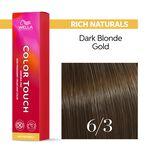 Wella Professionals Color Touch Coloration demi-permanente 6/3 Blond Fonc&eacute; Dor&eacute; 60ml