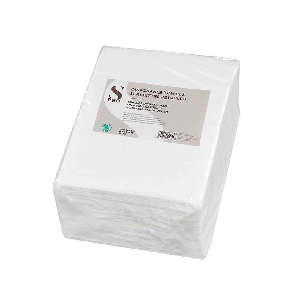 S-PRO Serviettes jetables Blanche 50pcs S-PRO Serviettes jetables Blanche 50pcs