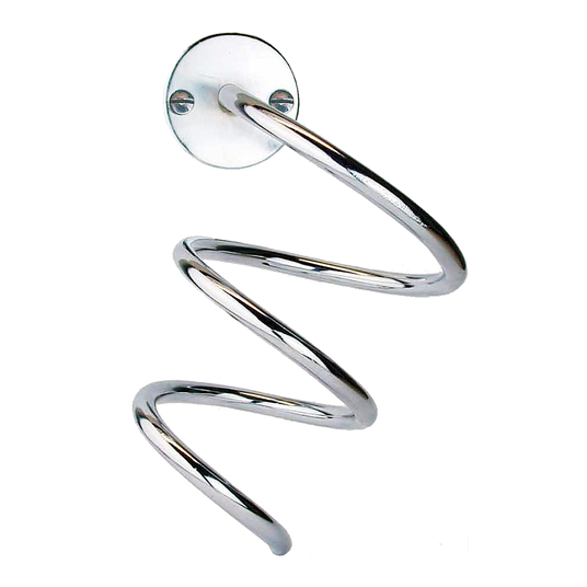 S-PRO Support S&egrave;che-Cheveux en Spirale