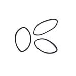 Sibel Micro-Braid élastiques pour cheveux 20mm, noir