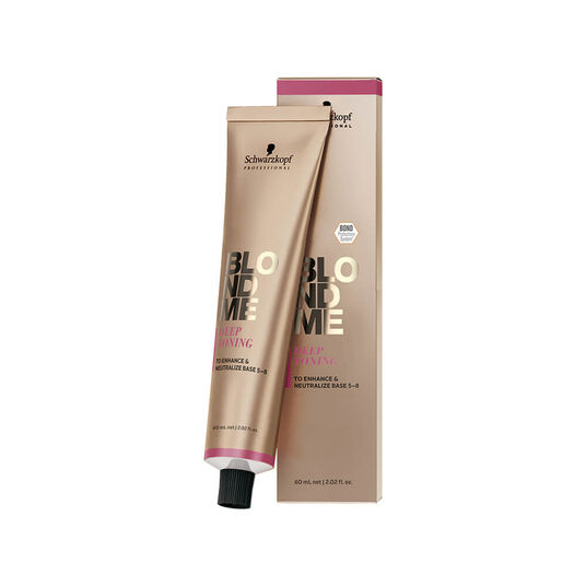 Schwarzkopf Professional Blond Me Coloration Permanente Deep Toning 60ml Sorbet P&ecirc;che