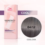 Wella Professionals Shinefinity Zero Lift Glaze Gloss Vernis Color&eacute; Longue Tenue 04/12 Cool Chia 60ml