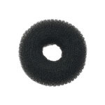 Sibel Anneau &agrave; chignon en nylon noir 9cm