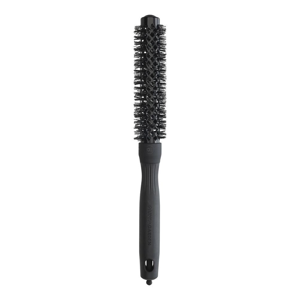 Olivia Garden Expert brosse brushing Speed &agrave; poils ondul&eacute;s &ndash; label noir 20mm