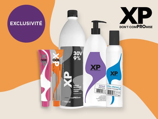 XP: coloration, soins de cheveux et le coiffage