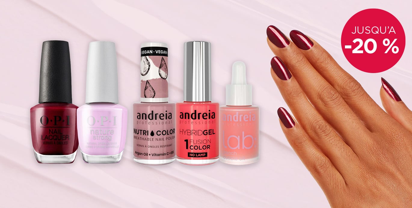 Offres sur les ongles : jusqu'a -20 %