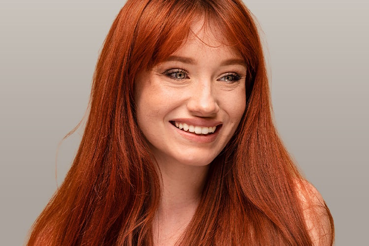 Cheveux colorés