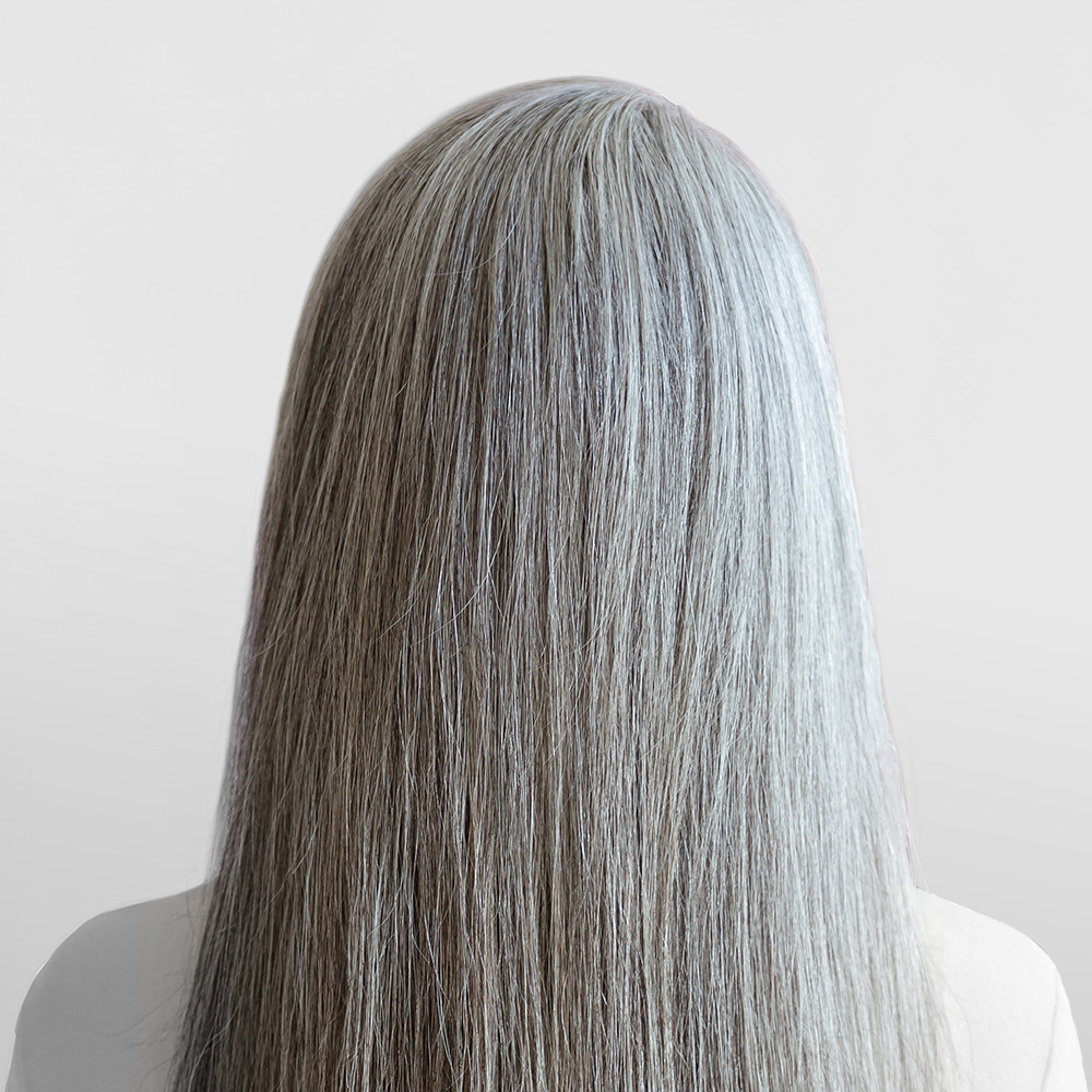 Cheveux gris
